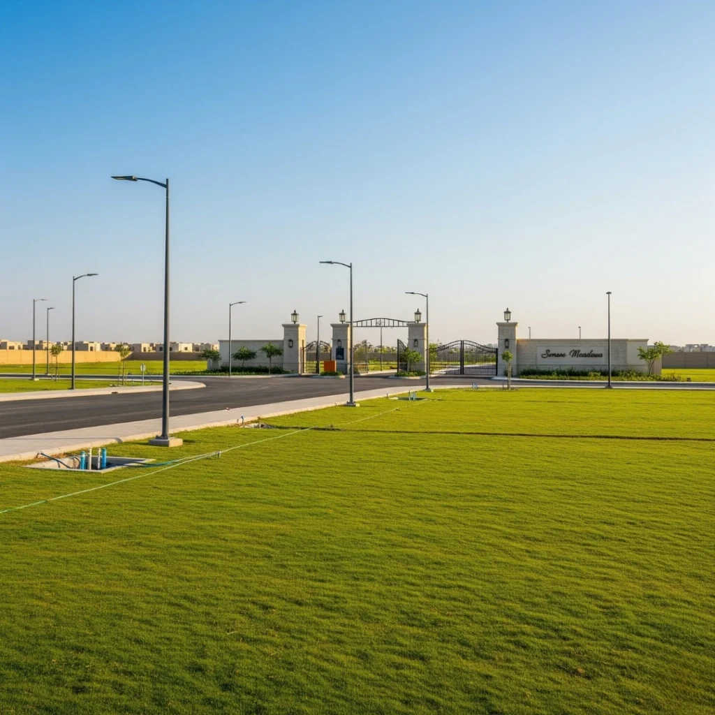 Well-planned gated community plots for sale with wide roads, ideal choice to buy plot near me