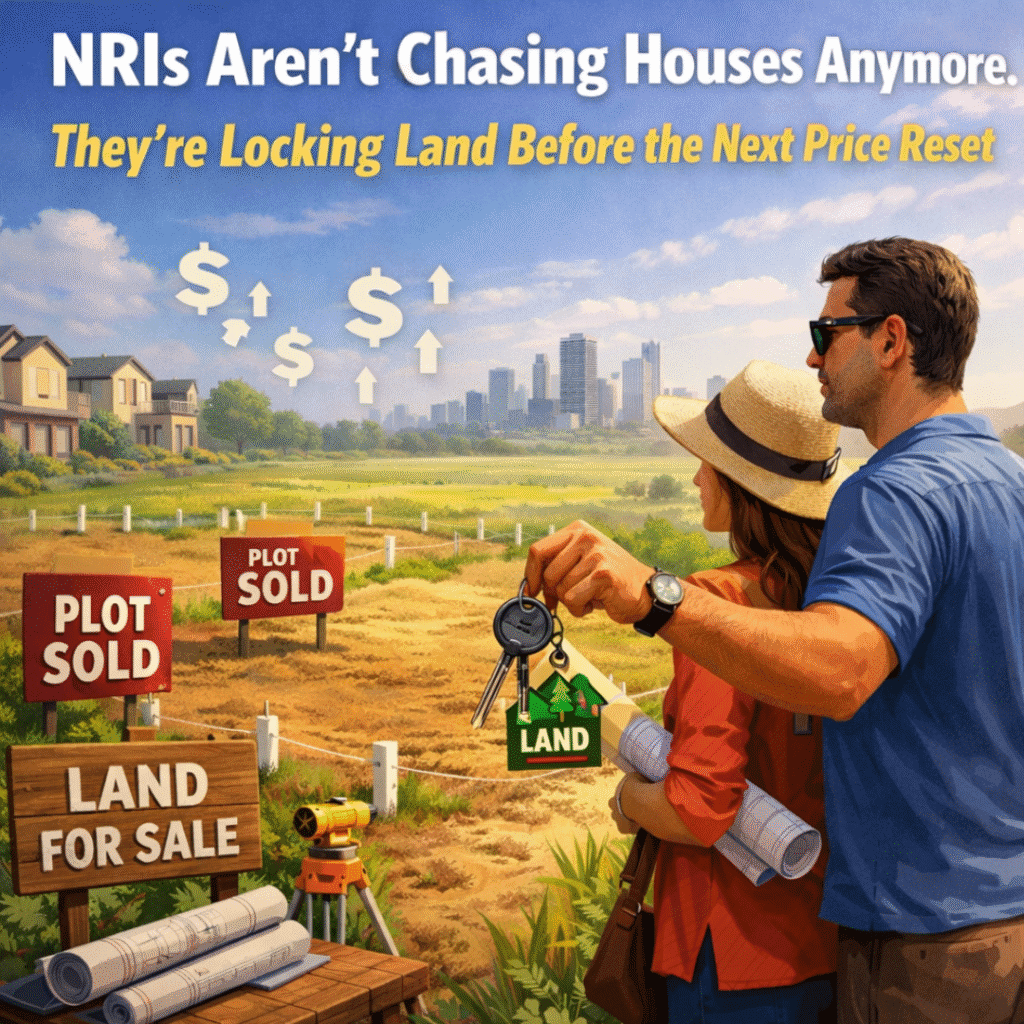 NRIs Aren’t Chasing Houses Anymore. They’re Locking Land Before the Next Price Reset.