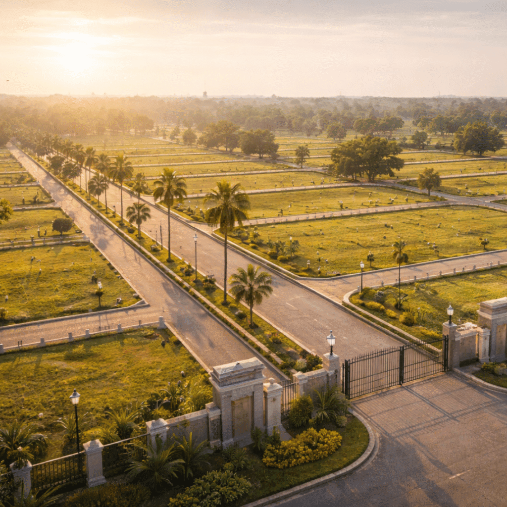 The Smart Money Buys Plots, Years Before the Brochures Start Shouting.