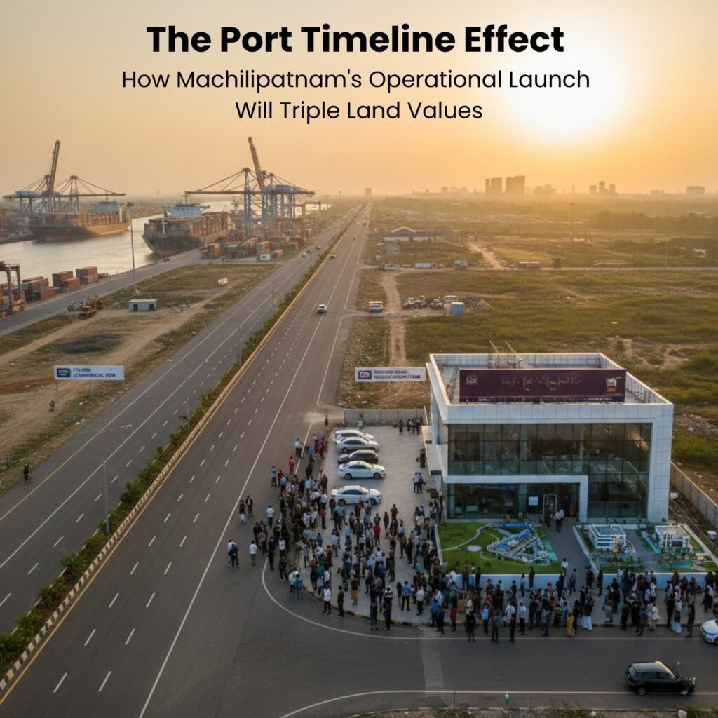 The Port Timeline Effect: How Machilipatnam’s Operational Launch Will Triple Land Values