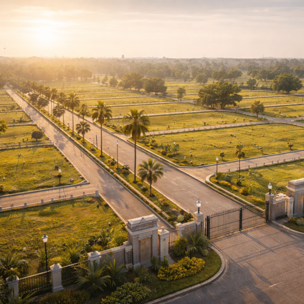 The Smart Money Buys Plots, Years Before the Brochures Start Shouting.