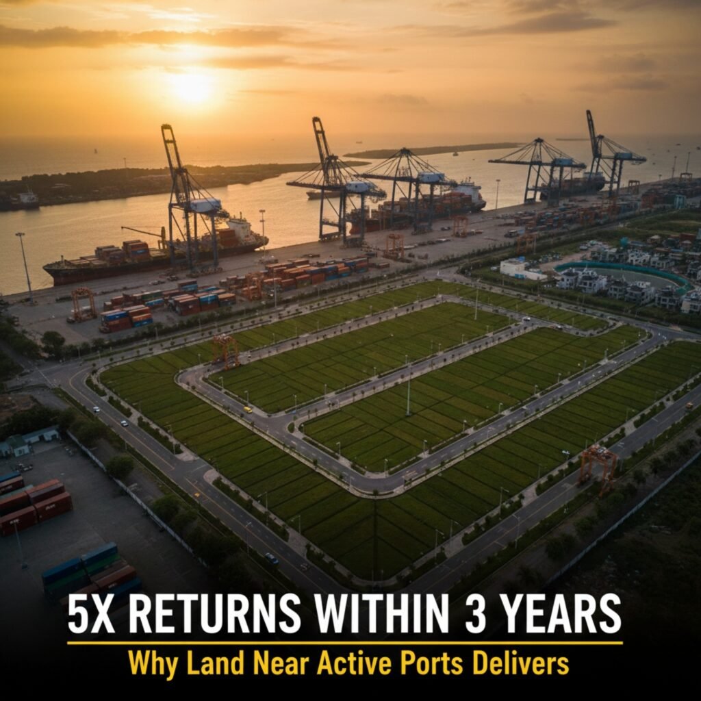 The Pre-Operational Window: Why Land Near Active Ports Delivers 5x Returns Within 3 Years